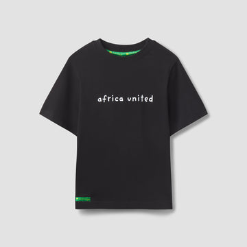 Organic Cotton Black Africa United T-Shirt by BE.Kids